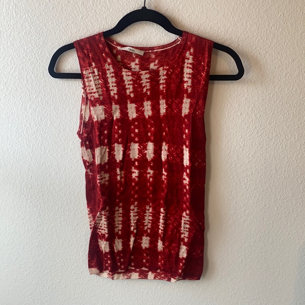 Sleeveless Prada top